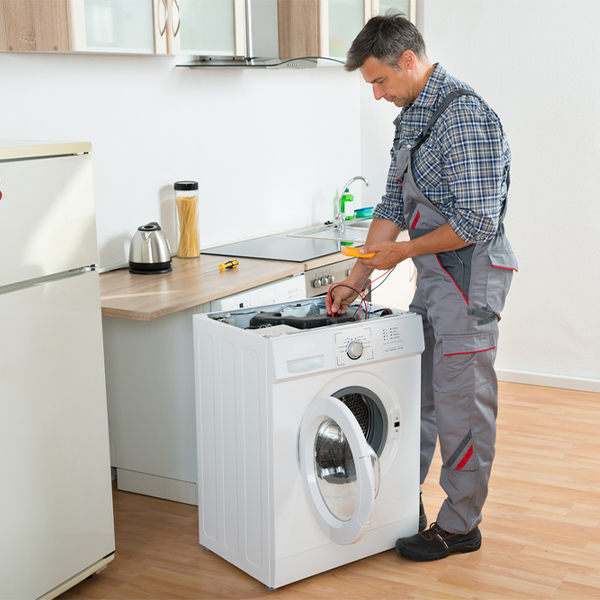 can you walk me through the steps of troubleshooting my washer issue in Calder Idaho